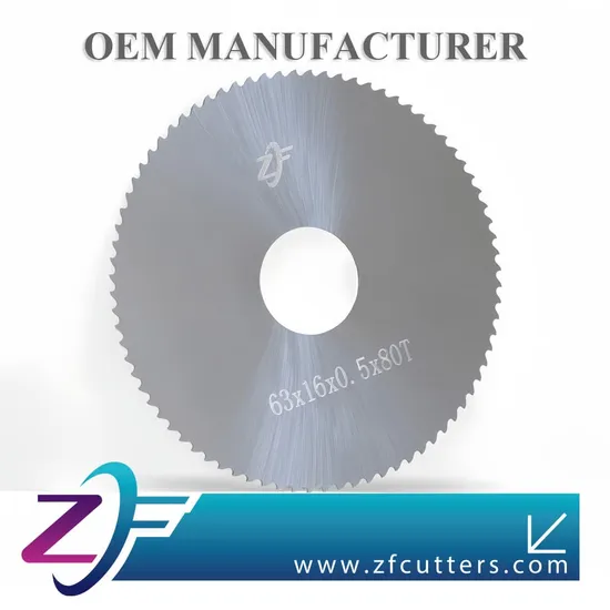 63mm Carbide Saw Blade for Metal Cutting Slot Milling Dado Eyewear Frame Blank Solid Carbide Manufacturer Cfrp GRP Ss Aluminium Lens Groove Hinge Slot Saws